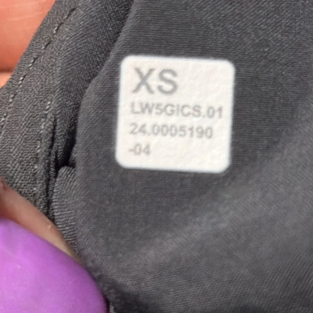 Lululemon Studio Dance‎ Pants Mid Rise Joggers Womens XS Gray Pull On Active Gym